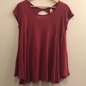WE THE FREE Raw Edge Swing Tee (Free People)